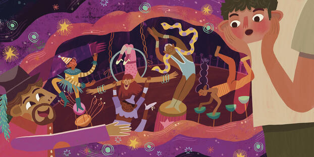 The Giant of Kinsale Spread Illustration - Commission